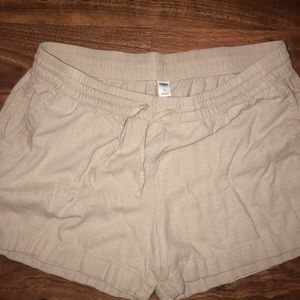 Tan old navy shorts